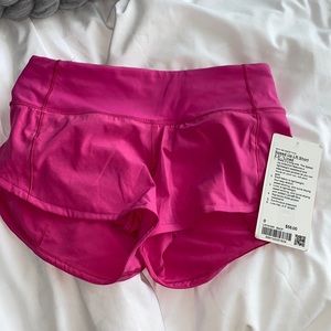 Lululemon Speed Up Shorts Sonic Pink
